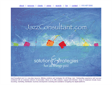 Tablet Screenshot of jazzconsultant.com